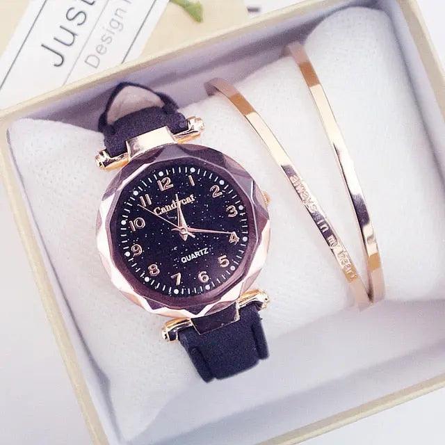 Quartz Fashion Starry Sky Women Watches eprolo