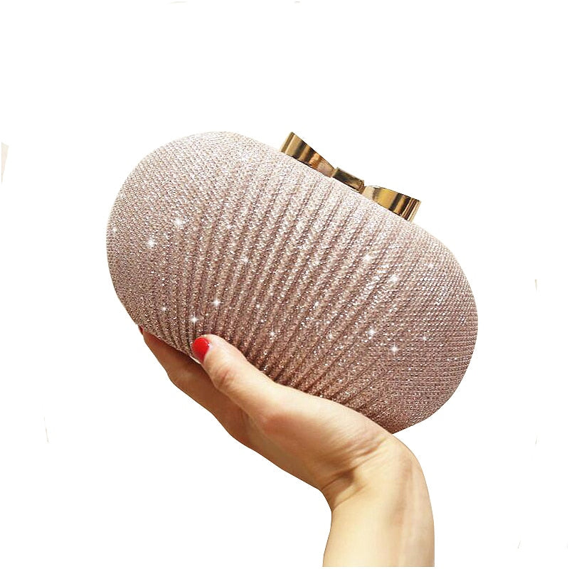 Golden Evening Clutch Bag