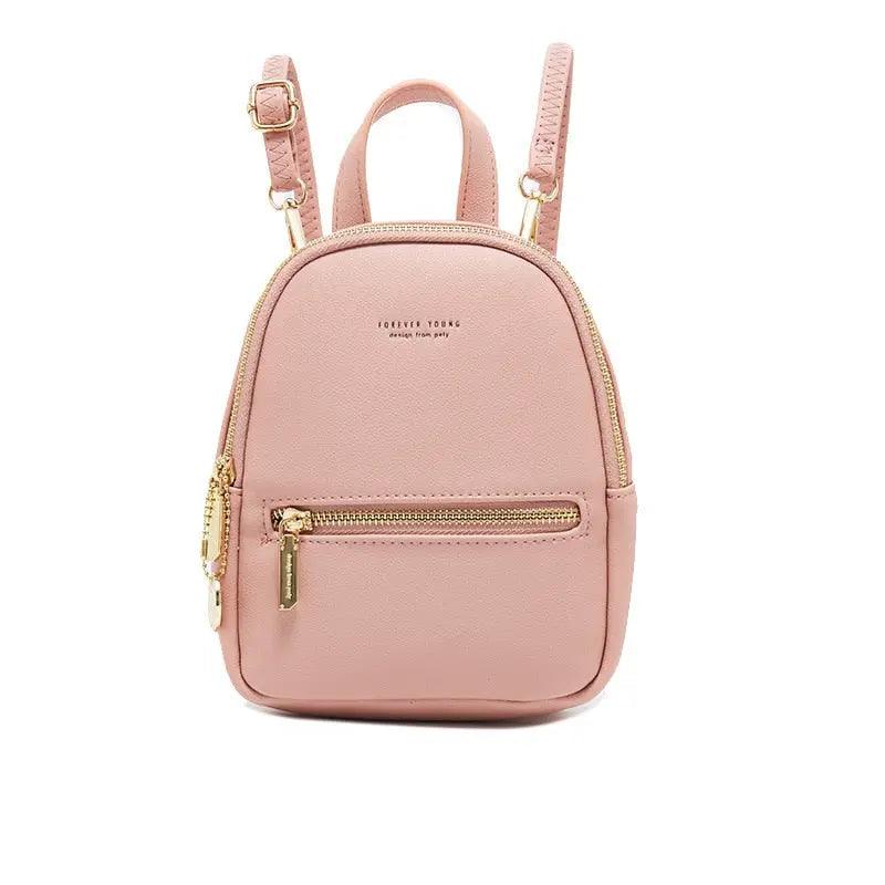 Forever Young Designer Women Backpack Mini Soft Touch Leather Backpack eprolo