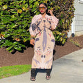 African Dresses For Women 3/4 sleeve eprolo