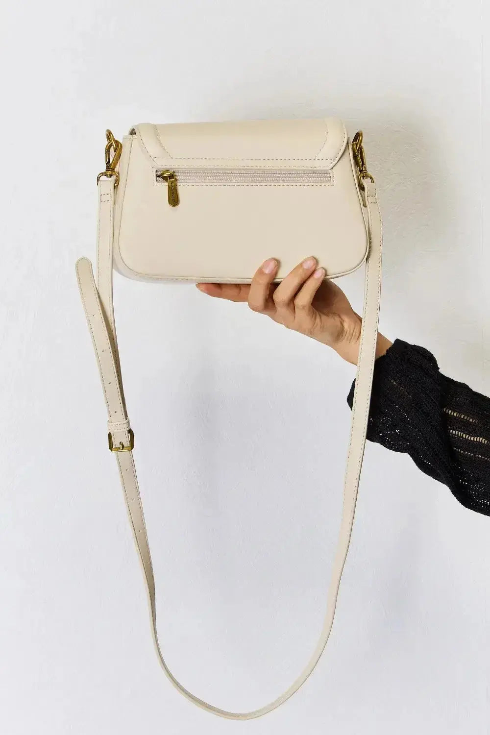 David Jones PU Leather Crossbody Bag - DaisyDrop 