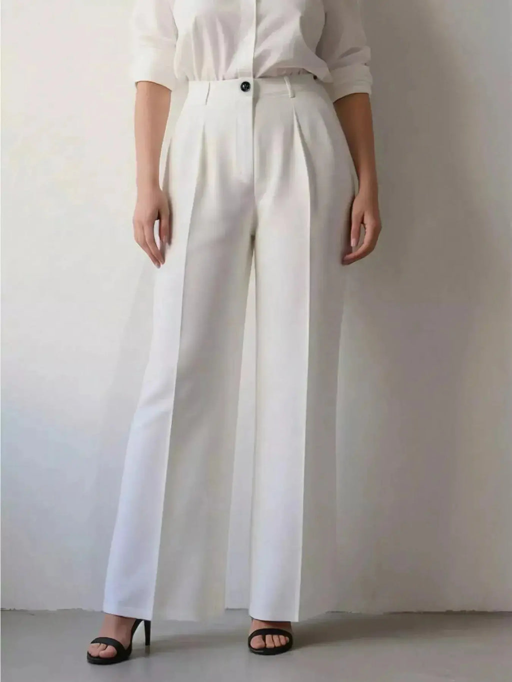 High-Waisted Wide Leg Pants - DaisyDrop 