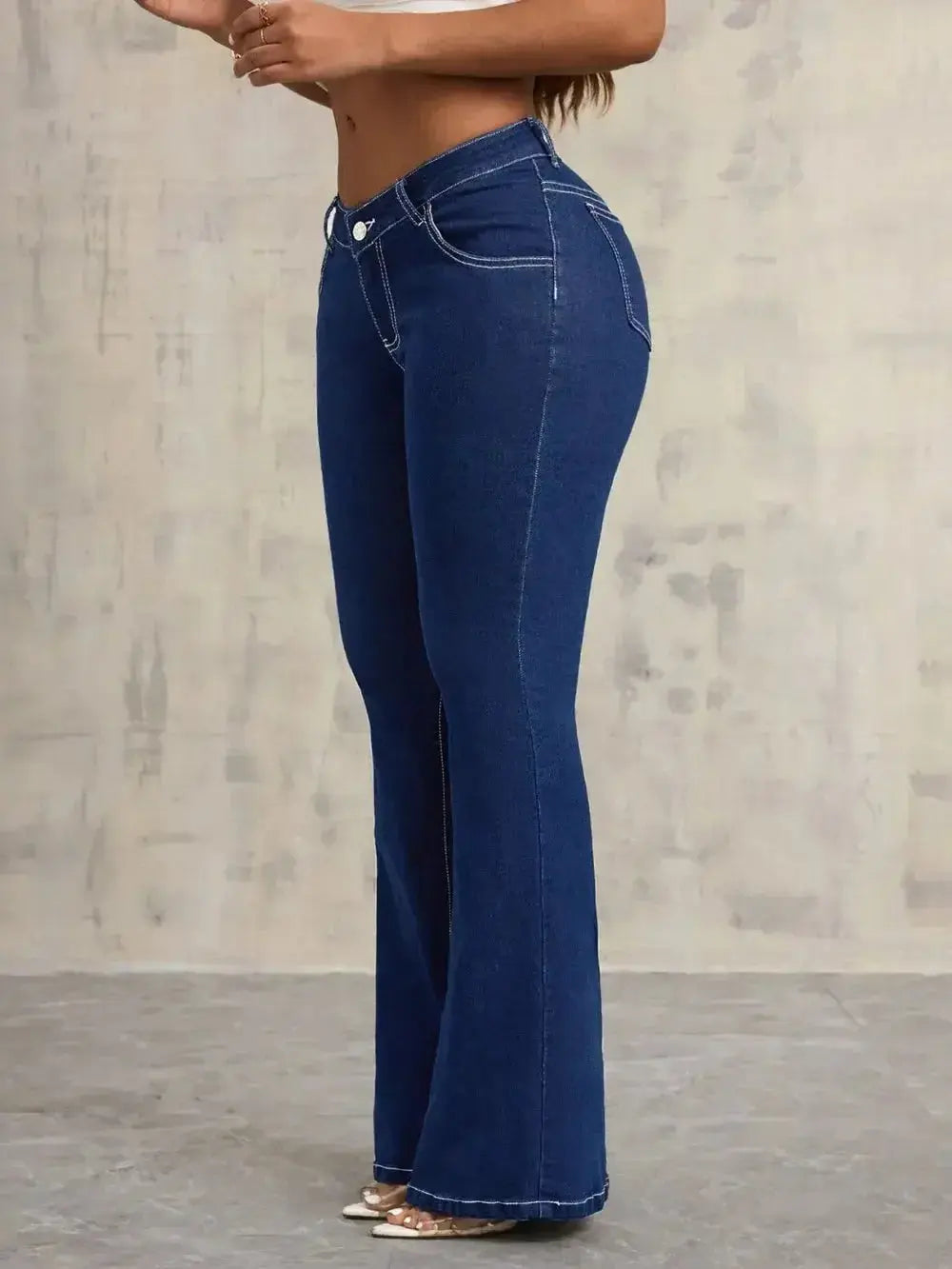 Flare Jeans with Pockets - DaisyDrop 