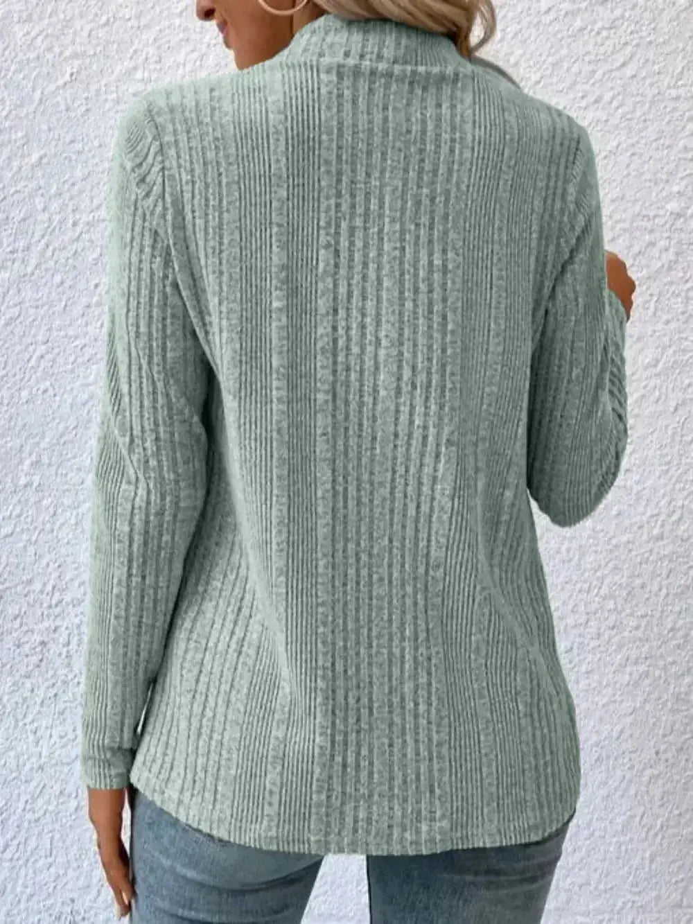Open Front Long Sleeve Cardigan - DaisyDrop 