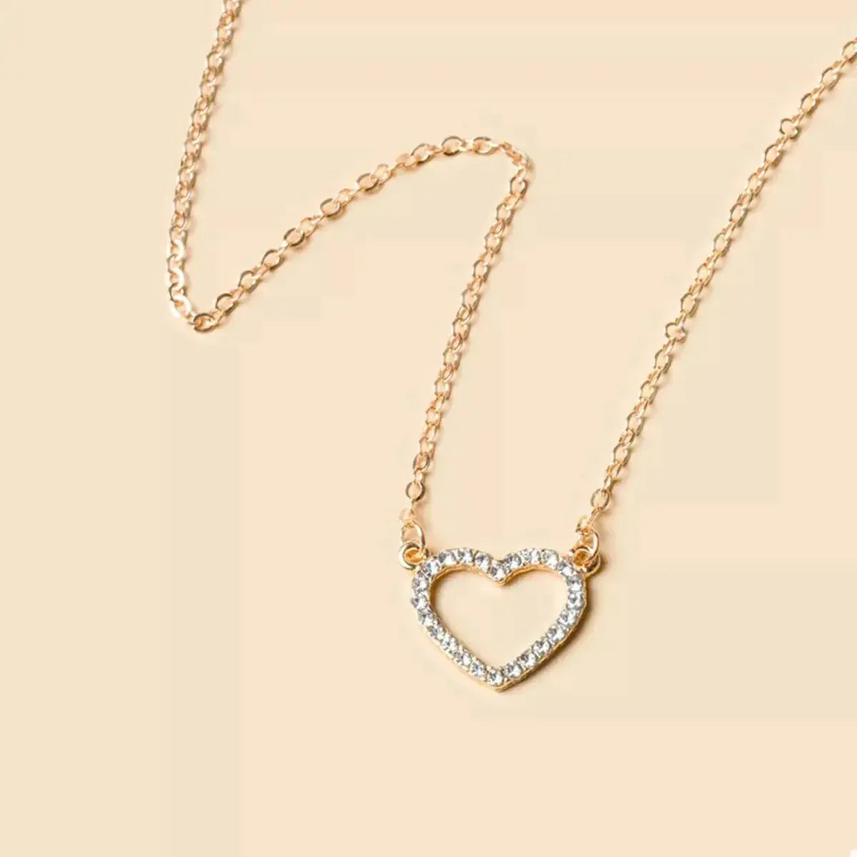 18K Gold-Plated Heart Necklace - DaisyDrop 
