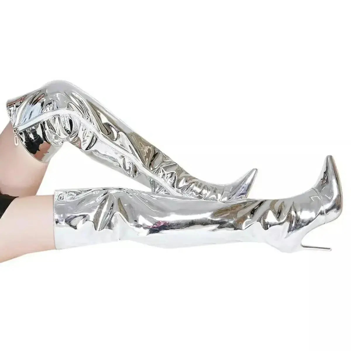 Point Toe Stiletto Boots - DaisyDrop 