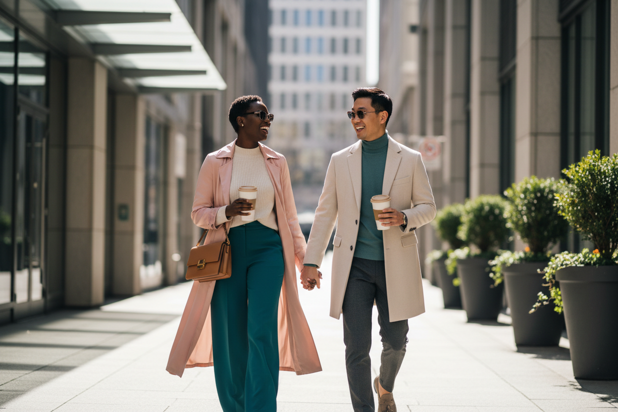 All-season fashion with diverse friends for DaisyDrop