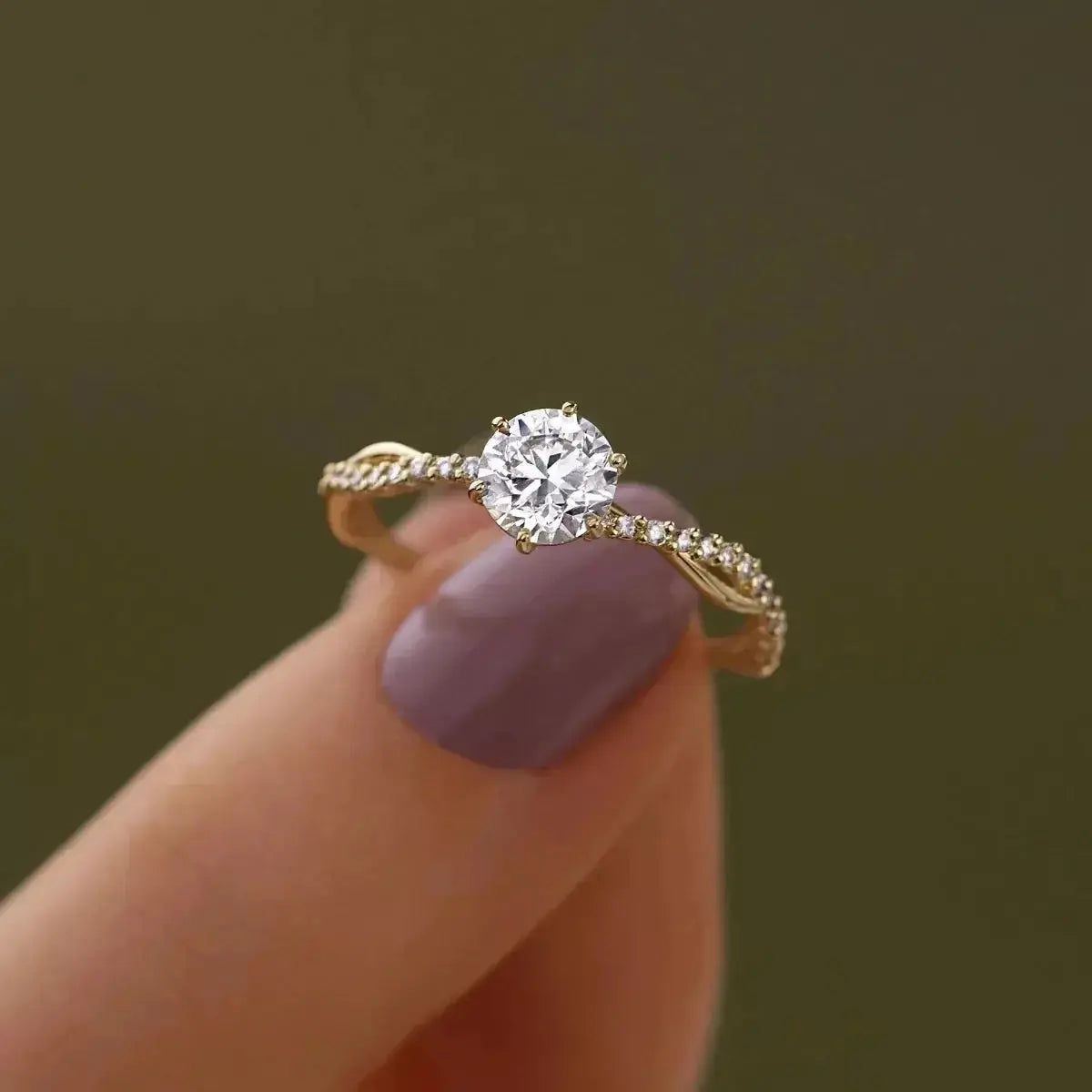 925 Sterling Silver Zircon Ring - DaisyDrop 