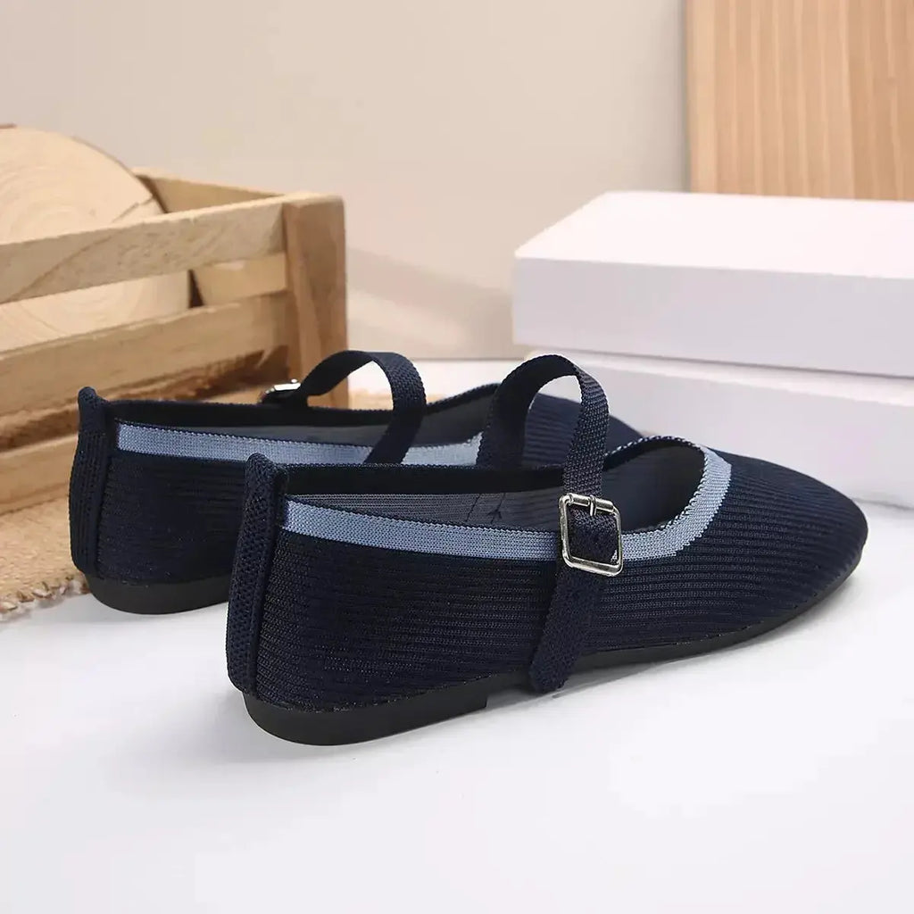 Round Toe Mesh Slip-Ons - DaisyDrop 