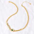 18K Gold-Plated Geometric Necklace - DaisyDrop 