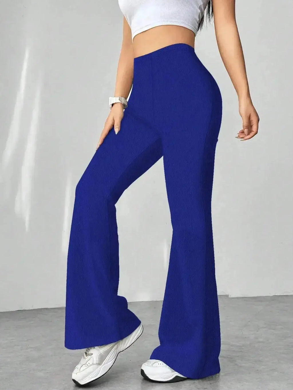 High Waisted Flare Pants - DaisyDrop 
