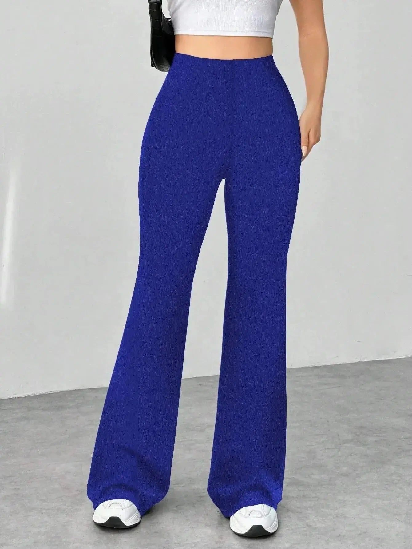 High Waisted Flare Pants - DaisyDrop 