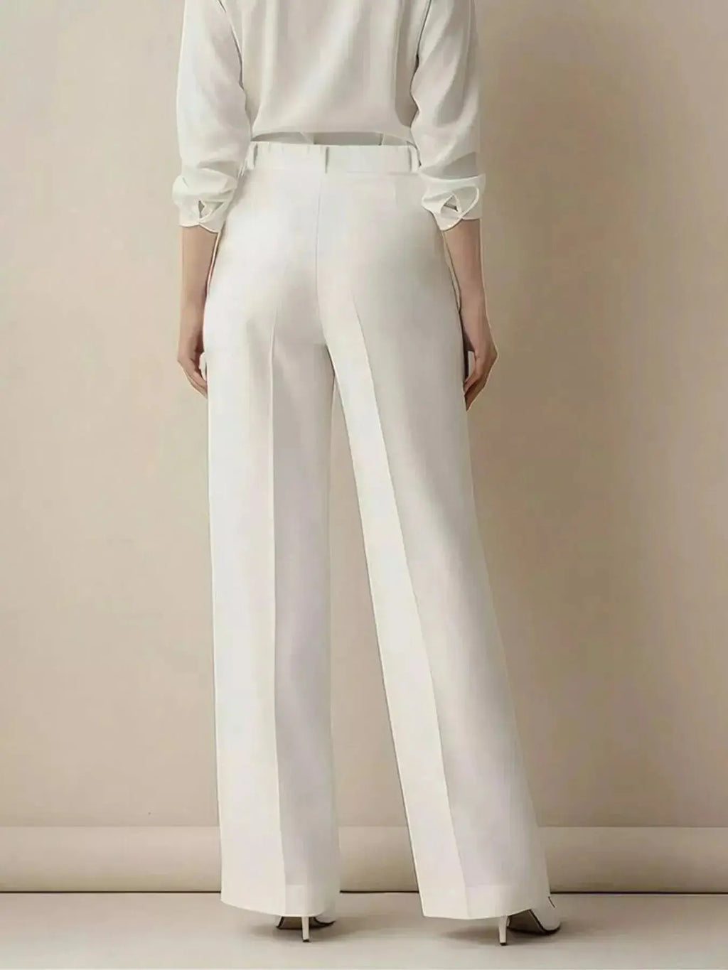 High-Waisted Wide Leg Pants - DaisyDrop 