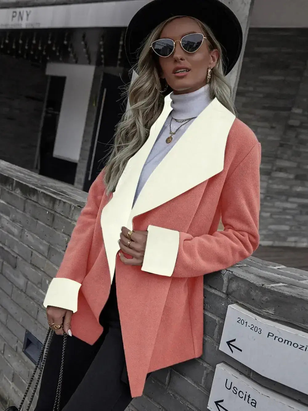 Open Front Long Sleeve Jacket - DaisyDrop 