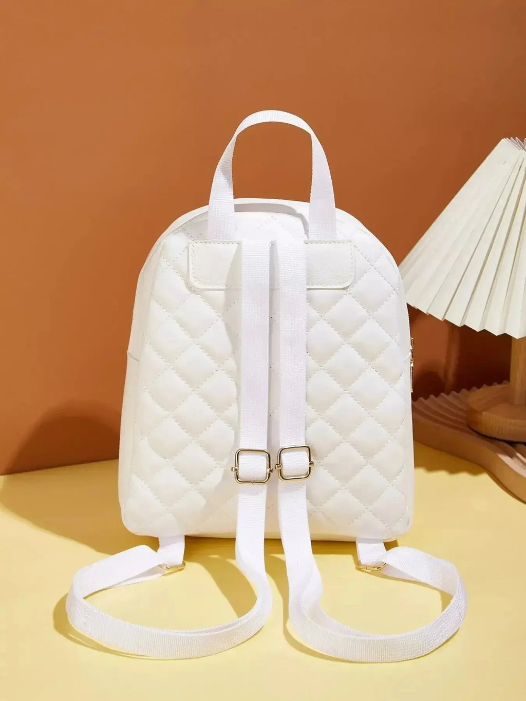 Quilted Lightweight Backpack Bag - DaisyDrop 