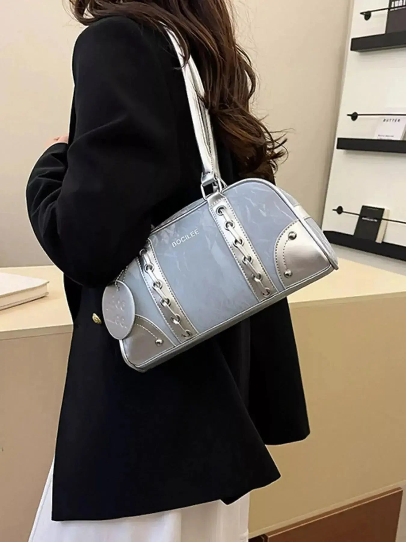 Top Handle Shoulder Bag - DaisyDrop 