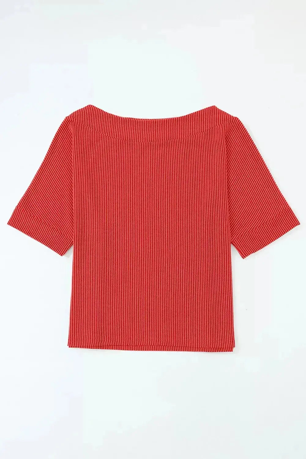 Ribbed Knit Off-Shoulder Blouse - DaisyDrop 