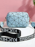 Geometric Pattern Crossbody Bag - DaisyDrop 