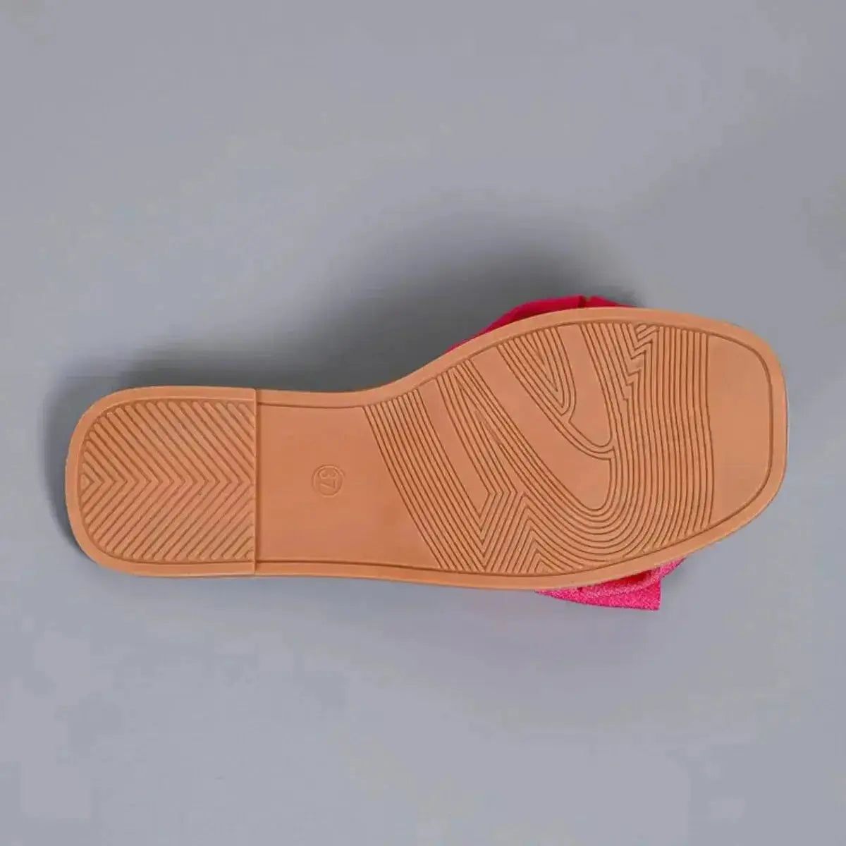 Bow Open Toe Flats Sandals - DaisyDrop 