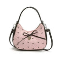 Printed Bow Shoulder Bag - DaisyDrop 