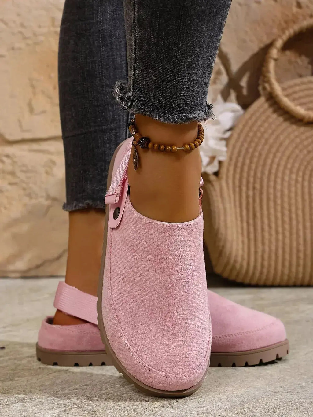 Round Toe Flats Slip-Ons - DaisyDrop 
