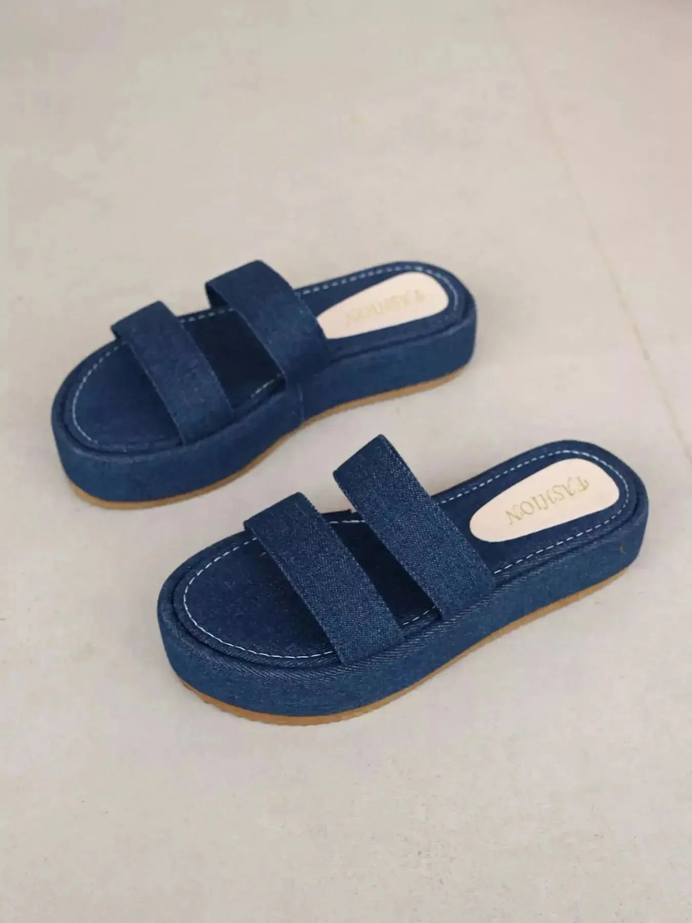 Open Toe Platform Sandals - DaisyDrop 