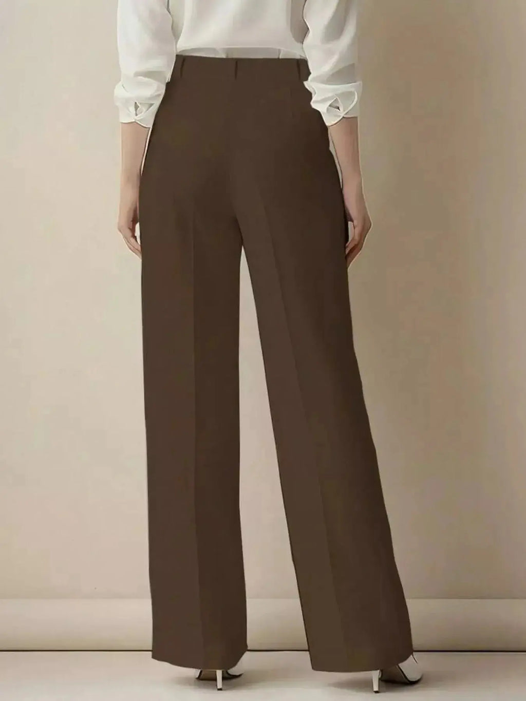 High-Waisted Wide Leg Pants - DaisyDrop 