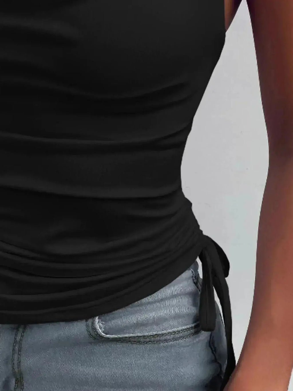 Side Drawstring Ruched Cami - DaisyDrop 