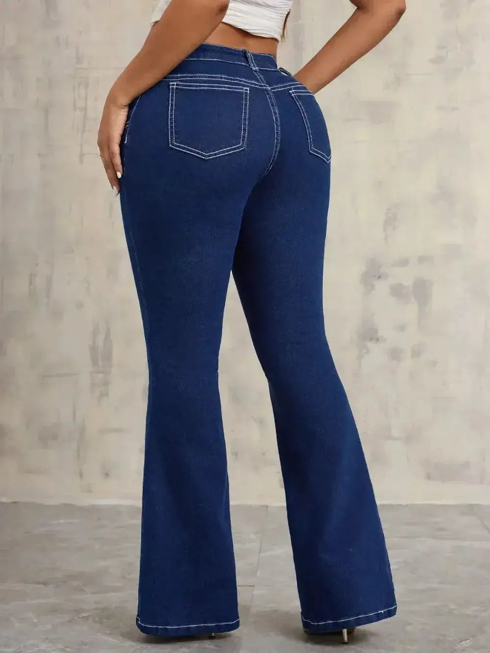 Flare Jeans with Pockets - DaisyDrop 