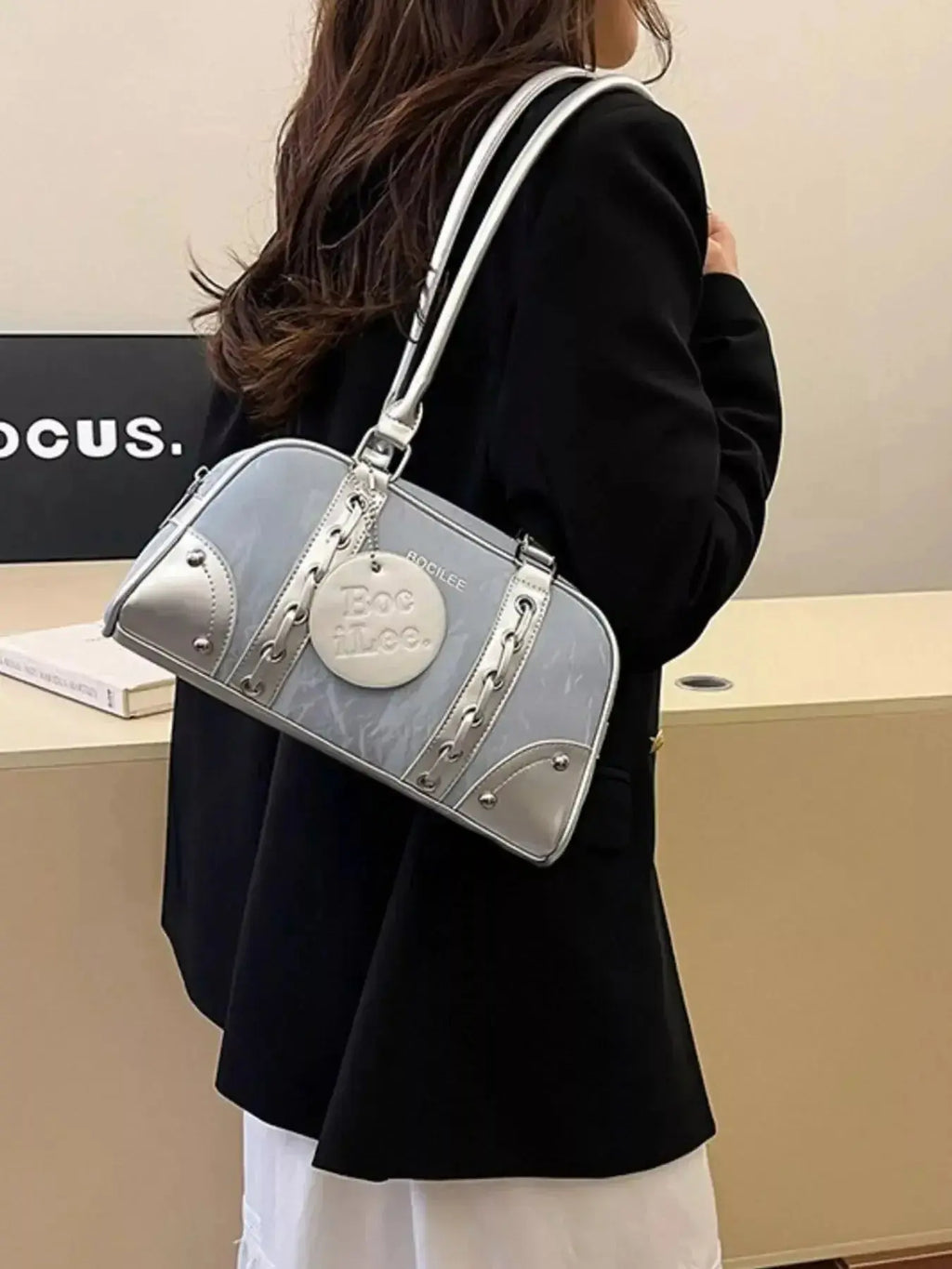 Top Handle Shoulder Bag - DaisyDrop 