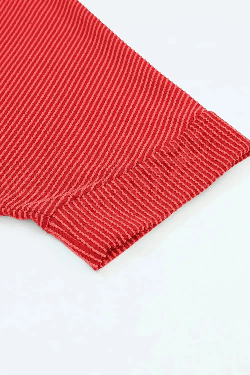 Ribbed Knit Off-Shoulder Blouse - DaisyDrop 