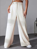 Wide Leg Pleated Pants - DaisyDrop 