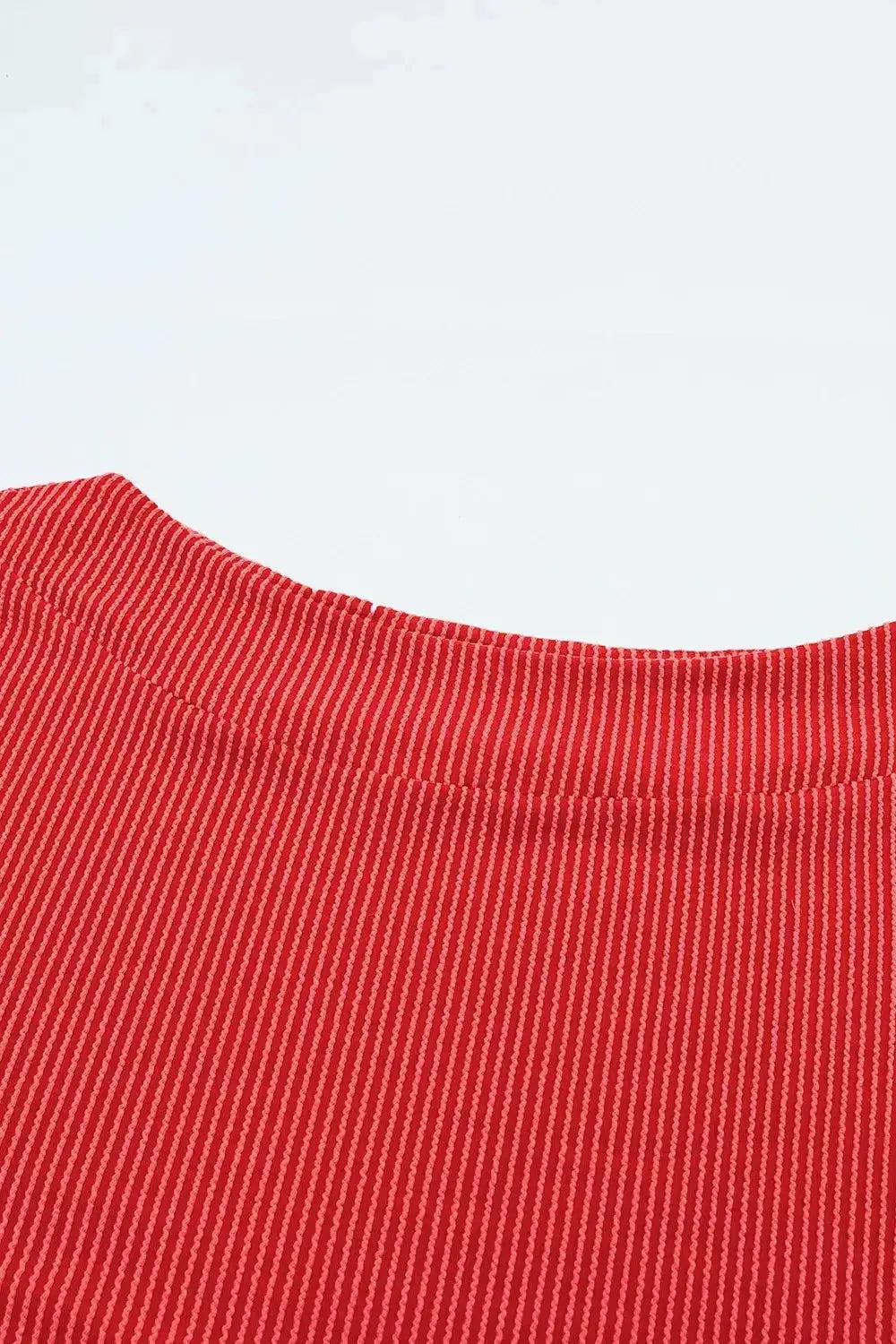 Ribbed Knit Off-Shoulder Blouse - DaisyDrop 