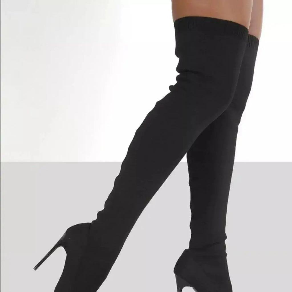 Point Toe Stiletto Boots - DaisyDrop 