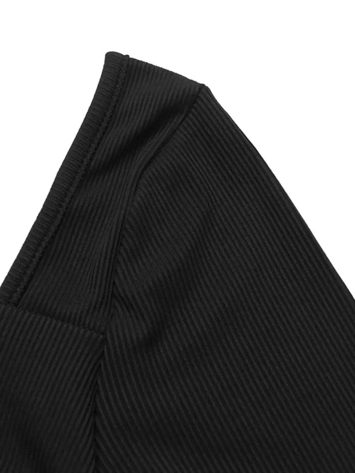 Ribbed Long Sleeve T-Shirt - DaisyDrop 