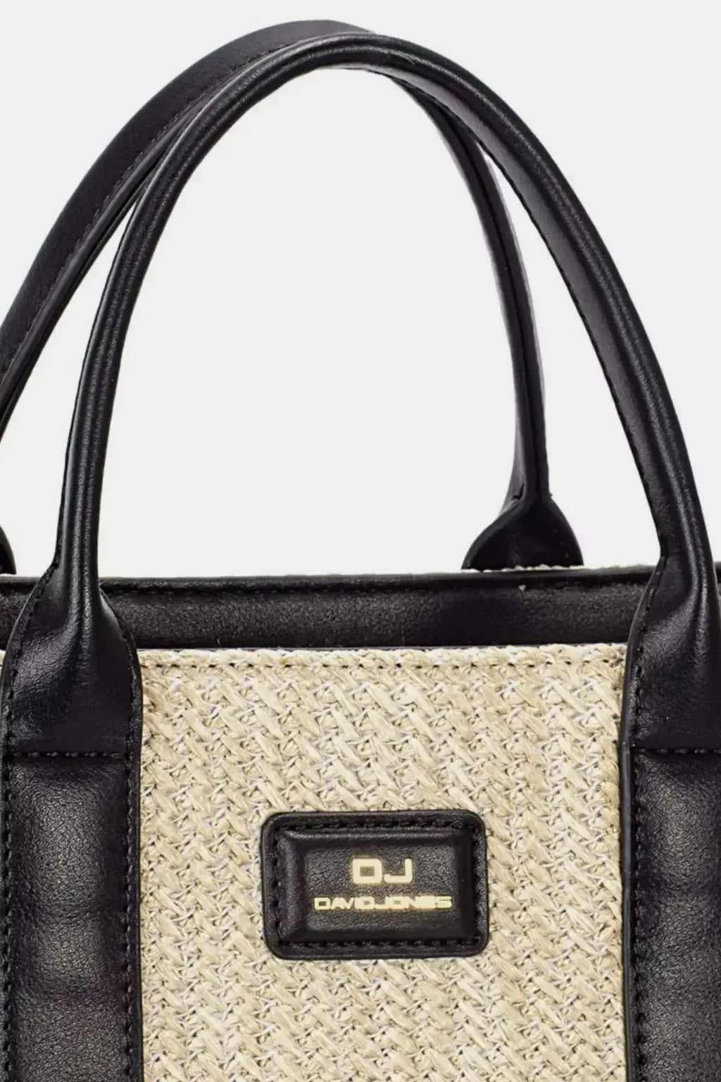 David Jones Square Woven Tote Handbag - DaisyDrop 