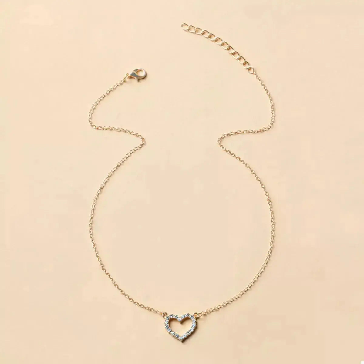 18K Gold-Plated Heart Necklace - DaisyDrop 