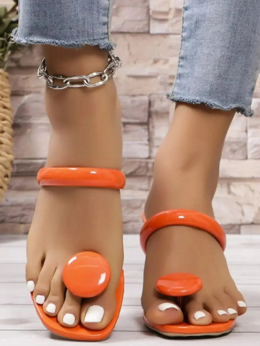 Jelly Ring Toe Sandals - DaisyDrop 