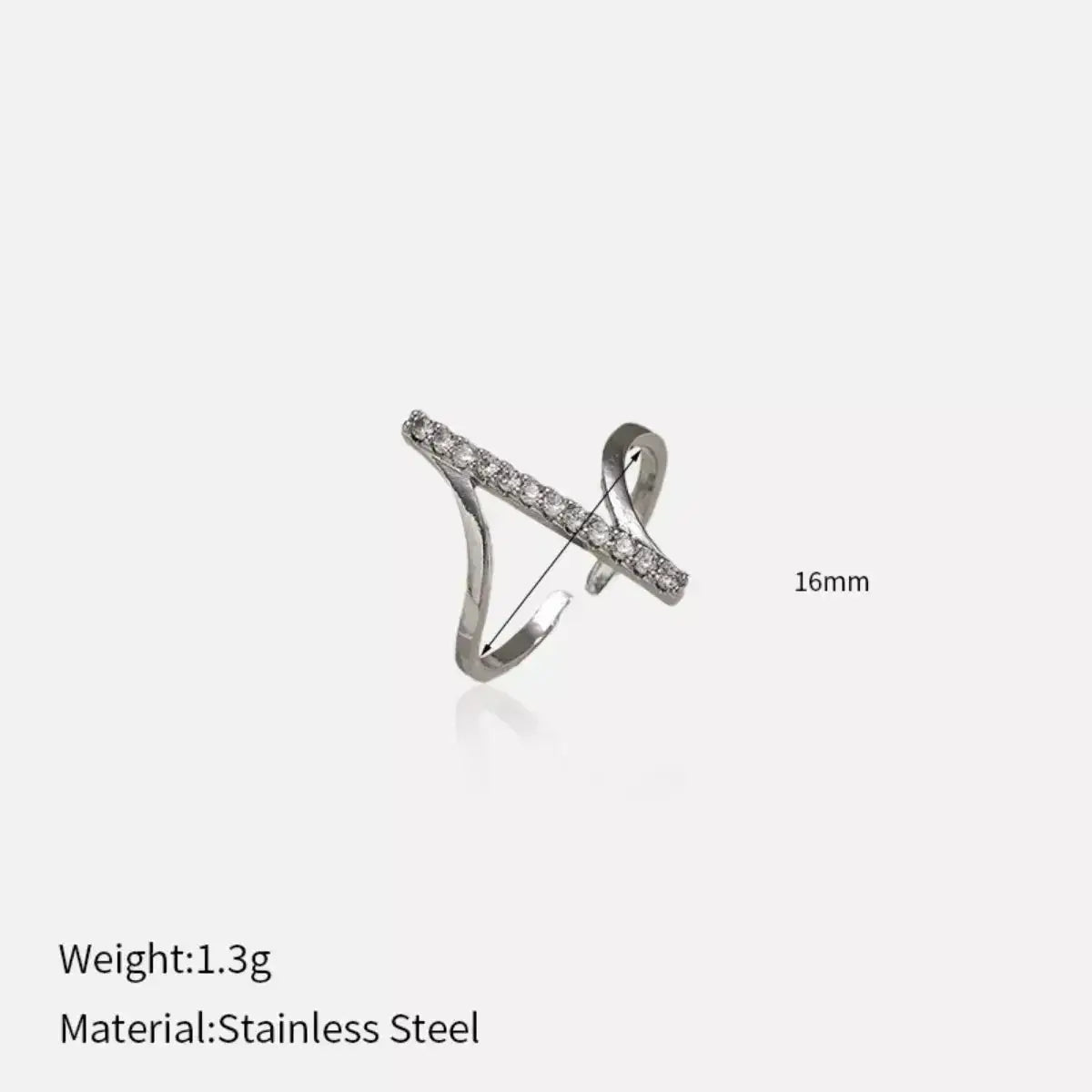 Irregular Rhinestone Ring - DaisyDrop 